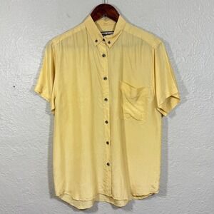 Vtg 90s Forenza Silk Top Blouse XS Old Money Quiet Luxury Capsule Art Minimalist